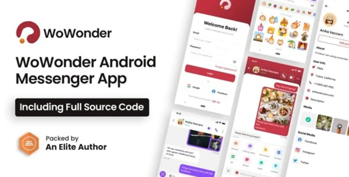 WoWonder Android Messenger - Mobile Application for WoWonder Social Script